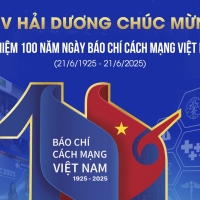 CHÚC MỪNG 100 NĂM NGÀY BÁO CHÍ CÁCH MẠNG VIỆT NAM 