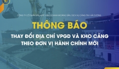 THÔNG BÁO THAY ĐỔI ĐỊA CHỈ THEO ĐƠN VỊ HÀNH CHÍNH MỚI