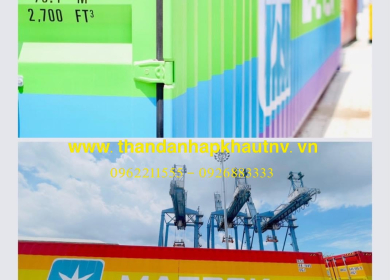 Các loại container phổ biến tại Việt Nam