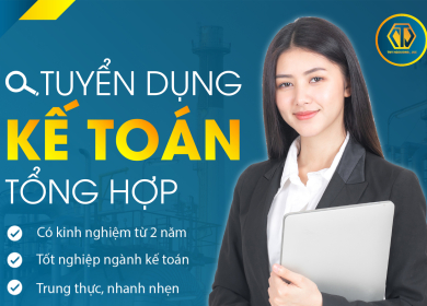 CÔNG TY TNV HẢI DƯƠNG - TUYỂN DỤNG GẤP KẾ TOÁN TỔNG HỢP