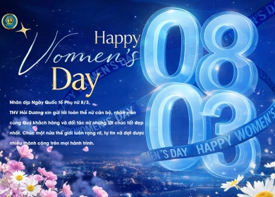 TNV HẢI DƯƠNG CHÚC MỪNG NGÀY QUỐC TẾ PHỤ NỮ 8/3