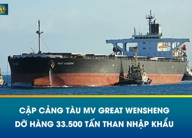 TÀU MV GREAT WENSHENG CẬP CẢNG CẨM PHẢ