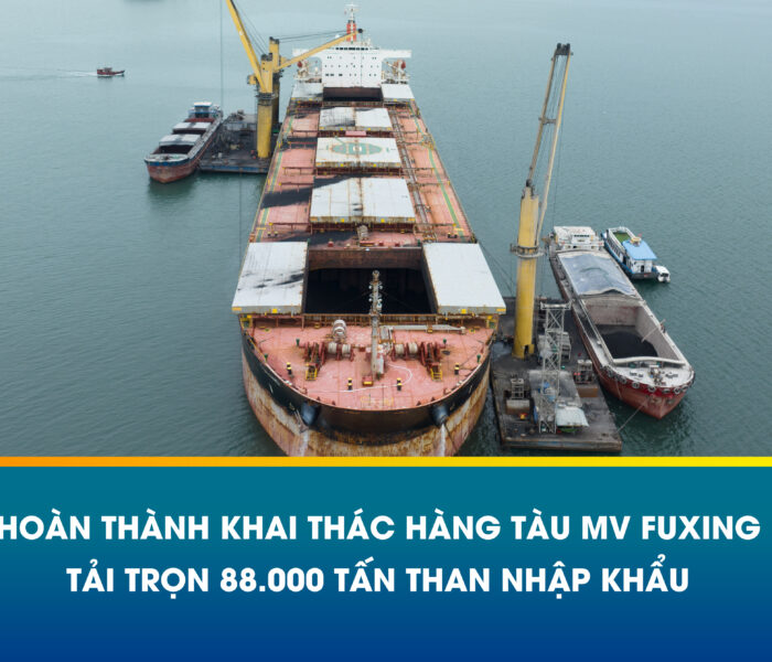 Hoàn thành khai thác tàu MV FUXING – 88.000 tấn than nhập khẩu